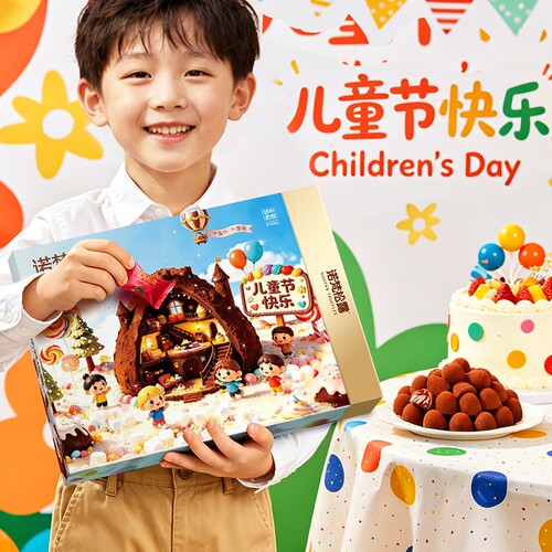 诺梵黑松露巧克力喜糖果零食大礼包礼盒代可可脂抹茶松露形淘金
