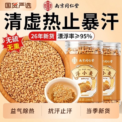 正宗中药材浮小麦止汗茶