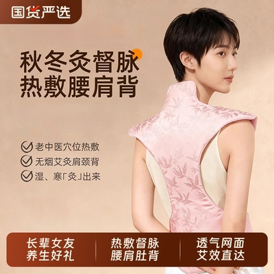 肩颈热敷艾草包督脉艾灸腰肩肚背