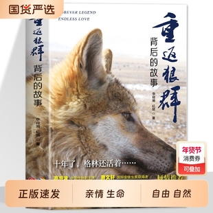 官方正版重返狼群背后的故事李微漪红娟著一部人狼情未了的旷世传奇难以割舍恒以在怀的牵挂探寻人与自然和谐之道格林