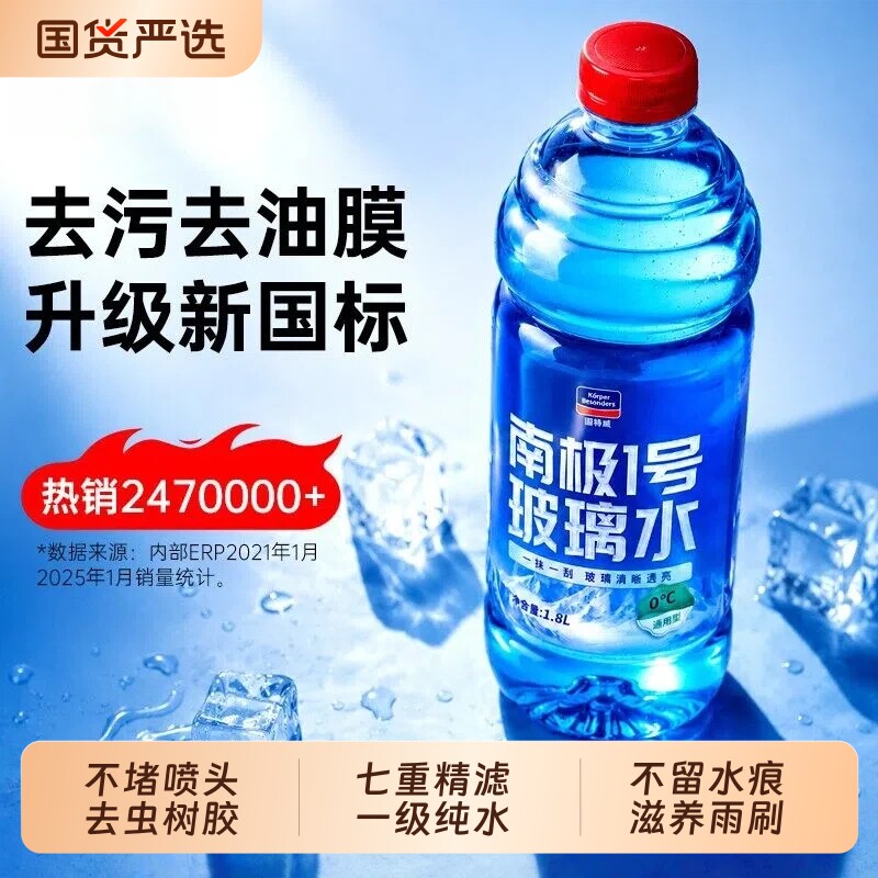 固特威汽车专用玻璃水强力去油膜图片