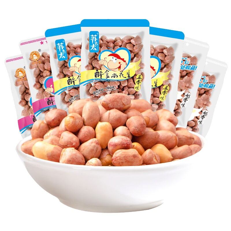 苏太太醉五香花生米下酒菜零食小吃炒货真空小包装花生仁蒜香原味
