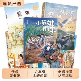 教育适龄精编版 爱 百工图鉴三百六十行5升6年级 逆风飞翔湘典耀中华五升六年级名作精编版 阅美八桂阅美书童年小英雄雨来名作精编版