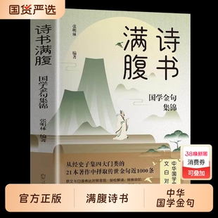 诗书满腹国学金句集锦正版书当白话文遇见古诗文古译高情商话术提升表达能力让你的语言充满文化底蕴出口成章告别词穷尴尬诗词经典