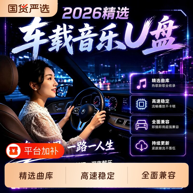 热门中文歌曲合集车载U盘 经典老歌流行热歌精选 汽车USB音乐优盘