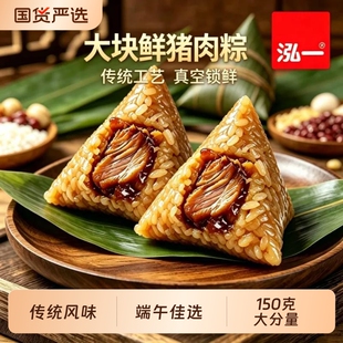 泓一经典大鲜肉粽子咸新鲜风味正宗特产散装