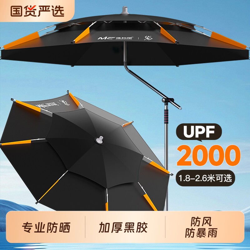 佳钓尼钓鱼伞大钓伞2026新款户外专用遮阳伞雨伞太阳伞防晒拐杖伞