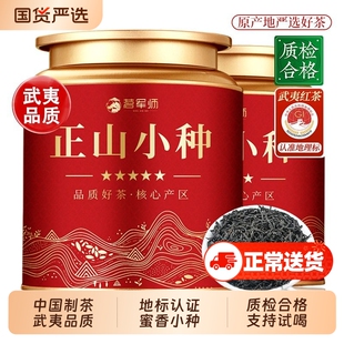 茗军师正山小种红茶茶叶2025新茶武夷山养胃浓香型茶叶自己喝罐装