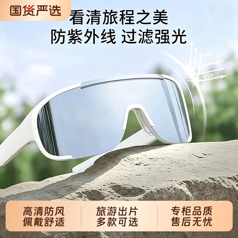 雪镜雪山护目镜登山眼镜防紫外线运动防风沙骑行墨镜爬山太阳镜