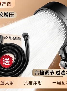 增压花洒喷头过滤淋浴套装家用CNAS超强水龙头浴室热水器沐浴新款