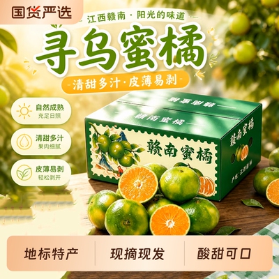 正宗江西寻乌蜜桔青橘 甜橘子桔子时令应季新鲜水果源头现摘现发