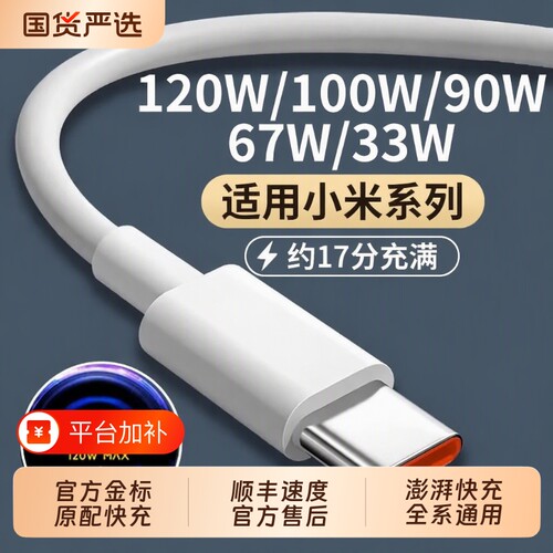 金标适用小米120/100/90/67/33W