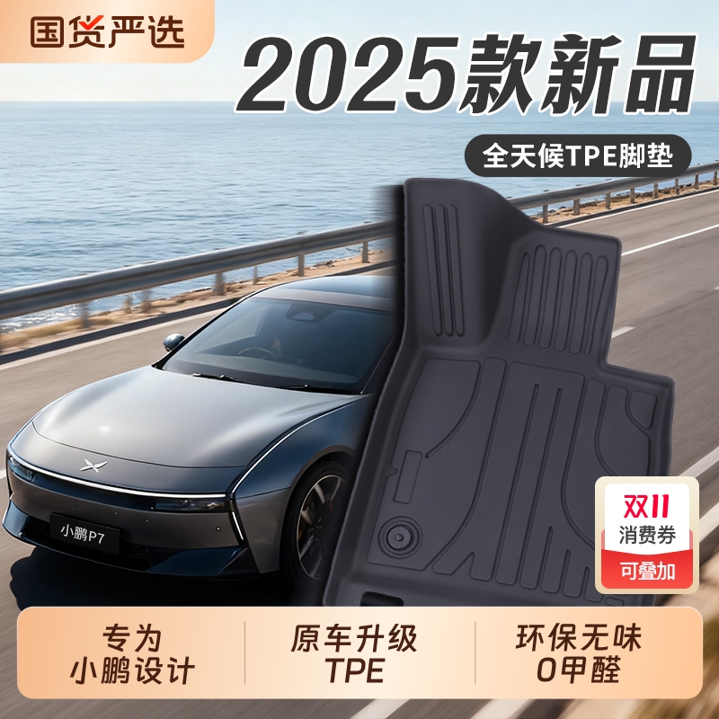 小鹏汽车专用TPE汽车脚垫