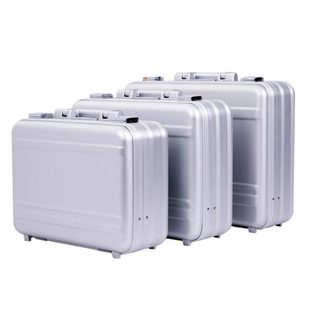 镁铝箱一体成型公文箱仪器展示样品 厂促现货供应手提镁铝合金密码