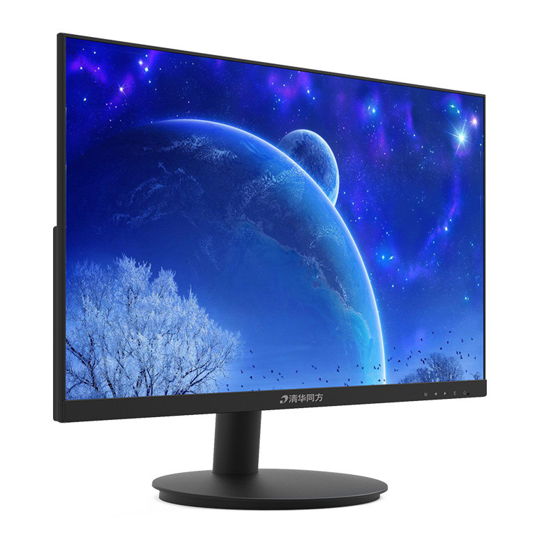 清华同方23.8英寸显示器 HDMI+VGA 窄边框 可壁23.8英寸 24C1FIS