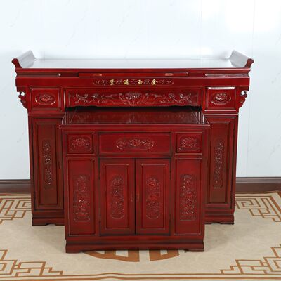 新中式供桌香案家用玄关桌条案长条香案家用财神中堂台香火桌子