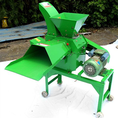 铡草粉碎机玉米秸秆饲料碎草机牛羊养殖家用小型一体切草机揉丝机