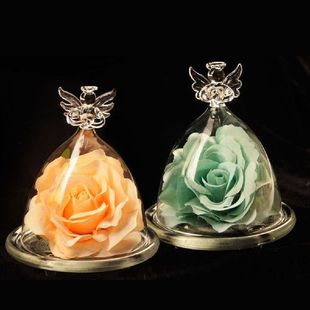 Rose Day 速发Romantic Glass Flower Artificial Valentine