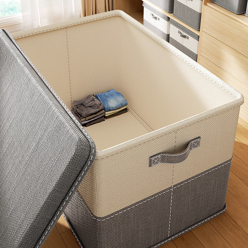 大容量整理盒超大衣服加厚家神器艺用布衣柜箱衣物储物箱收纳折叠