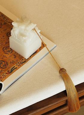 ladylike 万事如意汉白玉玉玺印章摆件 办公室书房桌面工艺品装饰