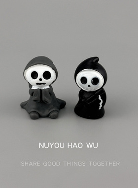 暗黑小摆件桌面装饰品幽灵公仔