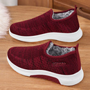 老北京布鞋女冬季加绒中老年保暖加厚防滑老人鞋奶奶软底妈妈棉鞋