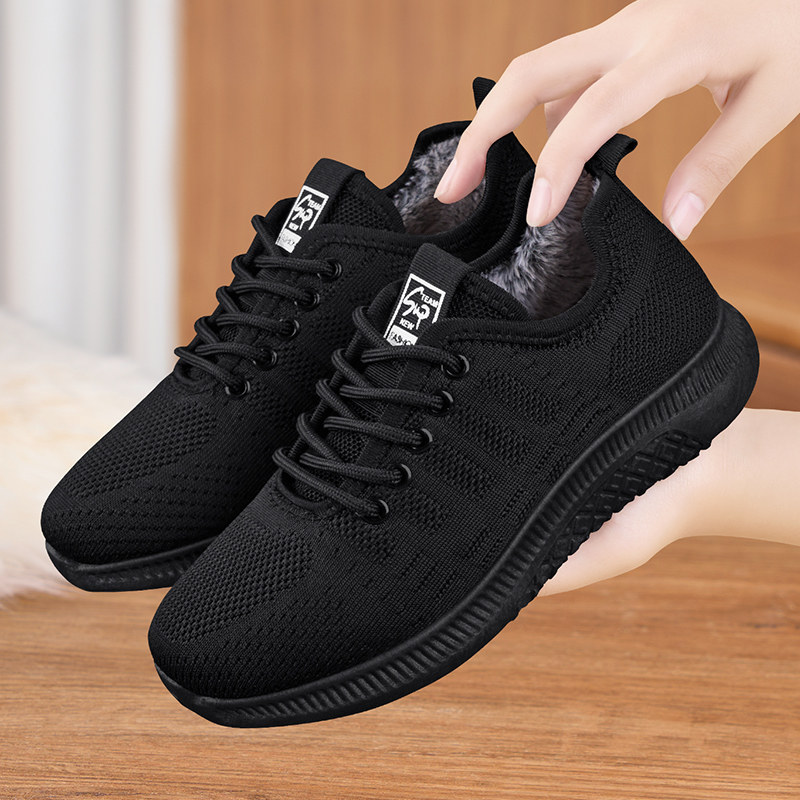 棉鞋女冬季加绒保暖中老年二棉老北京布鞋新款运动健步平底妈妈鞋,女鞋,棉鞋,淘宝优惠券,粉丝福利购,淘宝优惠卷