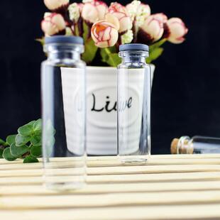 50只两叉取样瓶装 瓶分卡口实验小瓶西林瓶胶塞用容器玻璃透明 包邮