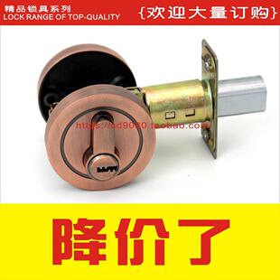 过道闭锁通用型门锁呆锁大门机械门锁锁芯隐形金色锁通道锁室内门