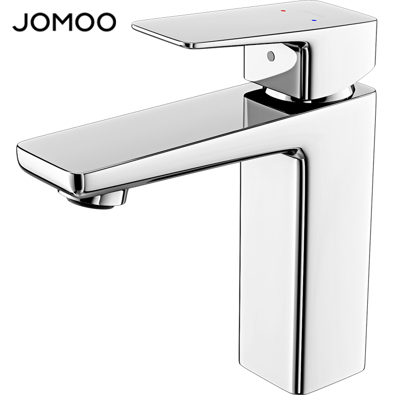 九牧硅黄铜主体冷热面盆龙头