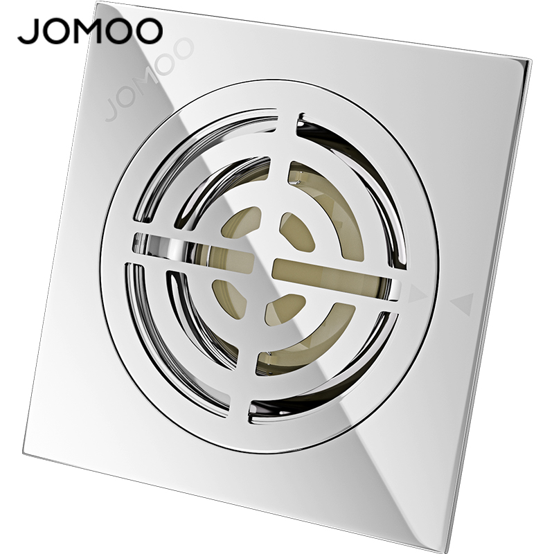 九牧不锈钢防臭大排量地漏