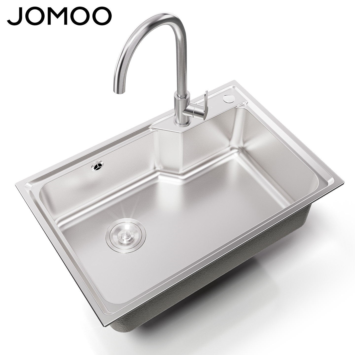 九牧304不锈钢水槽单槽水池家用淘菜洗碗池洗菜盆大单盆厨房水盆,家装主材,水槽套餐,淘宝优惠券,粉丝福利购,淘宝优惠卷