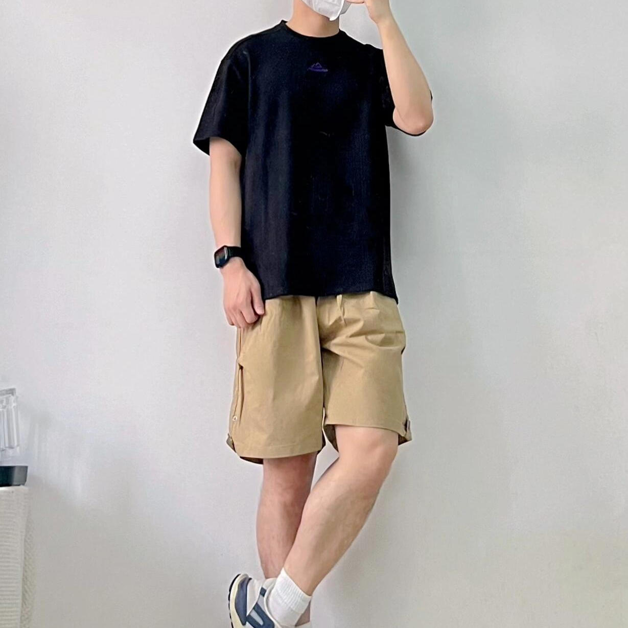 夏天男装男士一套衣服日系短袖夏装搭配潮牌直筒裤子男生夏天套装
