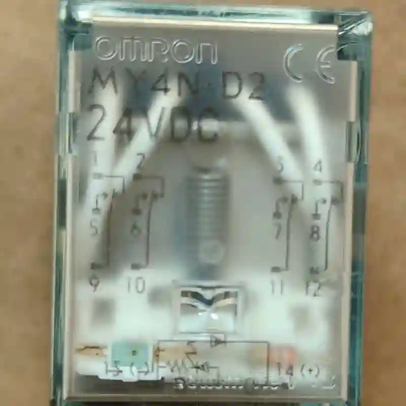 OMRON原厂继电器MY4N-D2，24VDC,日本产实议价