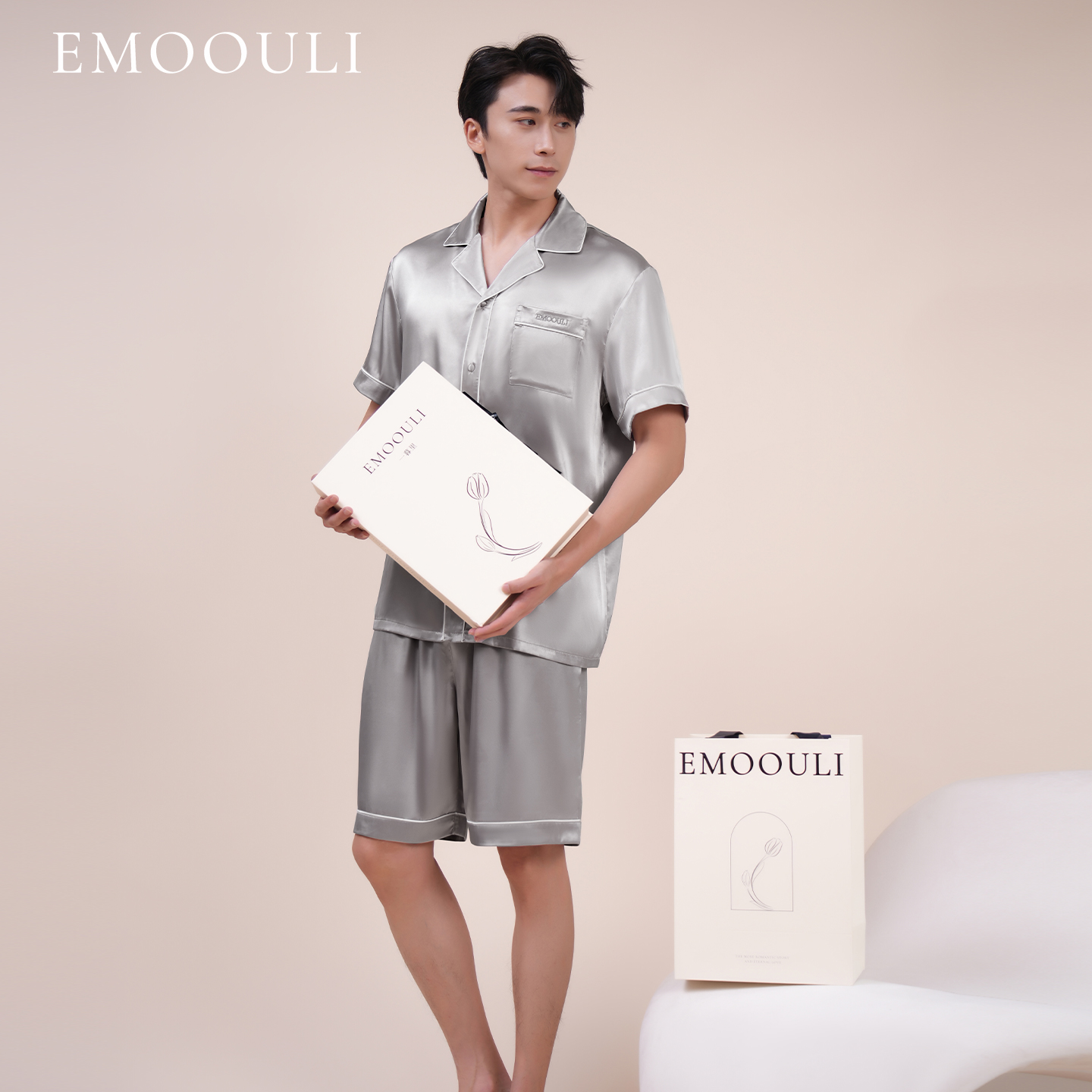 一暮里定制刺绣diy睡衣礼盒礼物