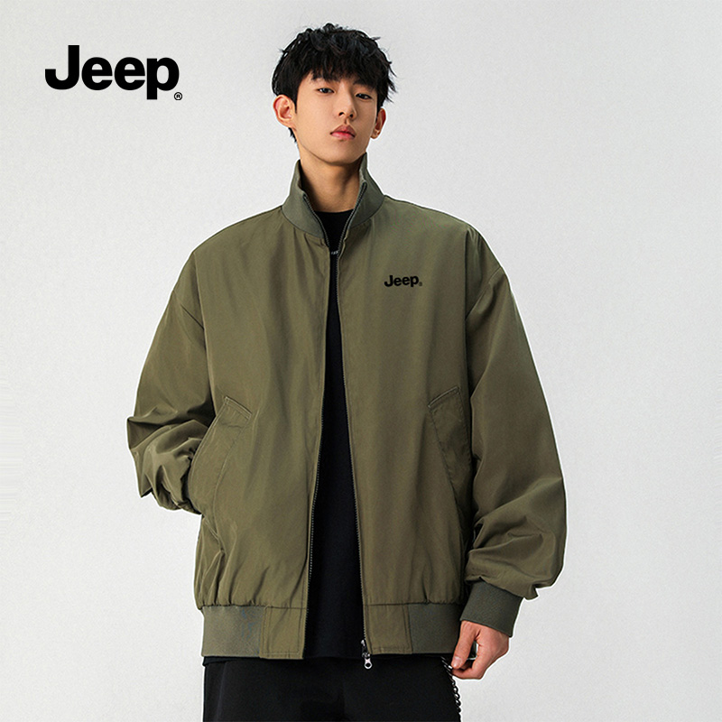 Jeep吉普飞行员外套男春季夹克