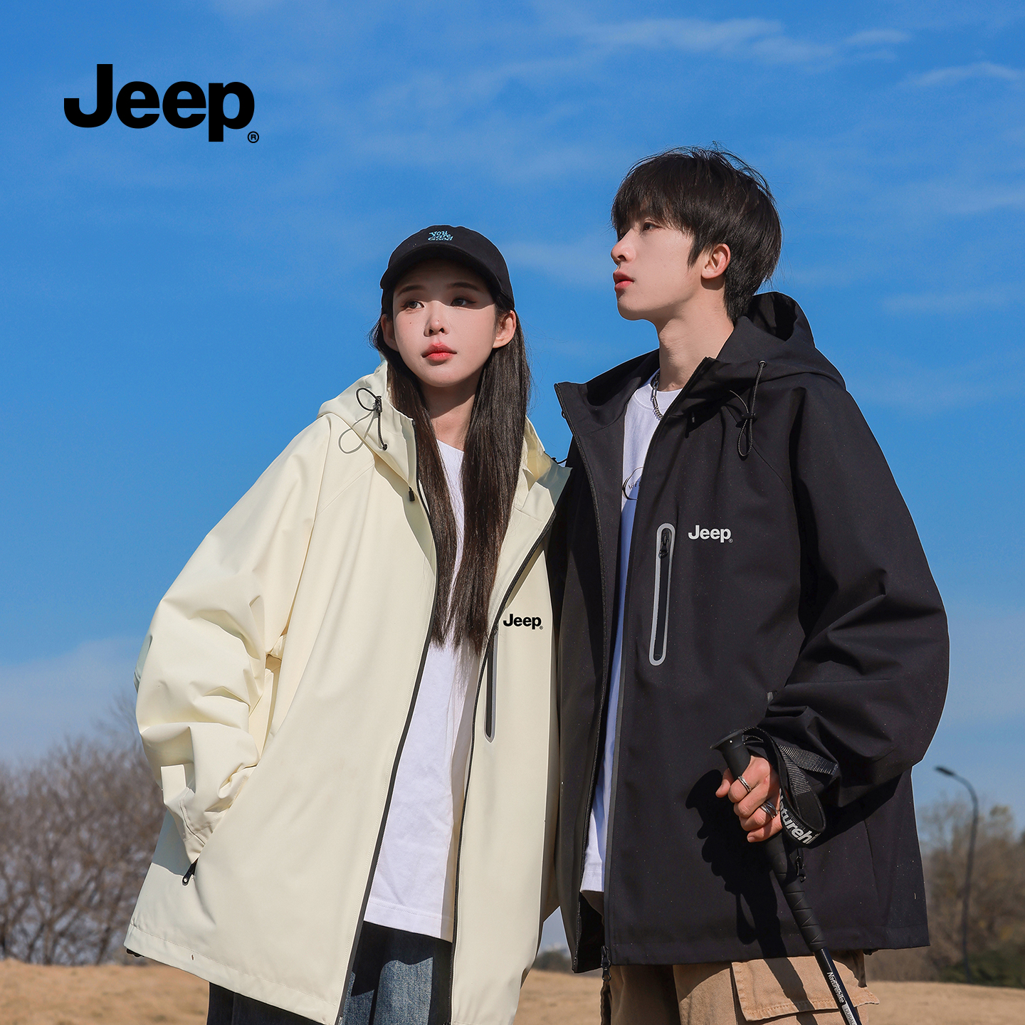 Jeep吉普冲锋外套男款2025新款