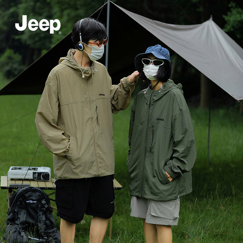 Jeep吉普防晒衣男夏季钓鱼外套