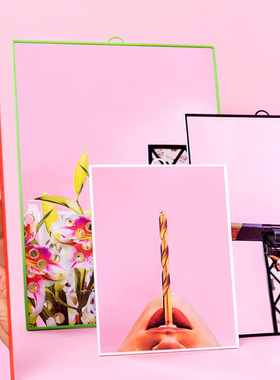 Seletti创意装饰镜子新年礼物口红印花镜潮流悬挂镜化妆镜