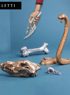 Seletti奇珍异宝2025蛇年创意摆件灵动福蛇门档落地摆件