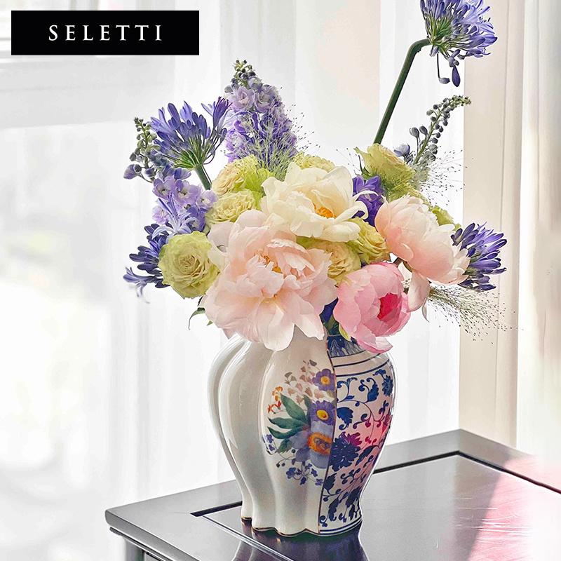 客厅百搭意大利SELETTI高级花瓶