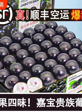 【顺丰空运】嘉宝果树葡萄新鲜现摘罕见孕妇清甜多汁礼盒装送礼