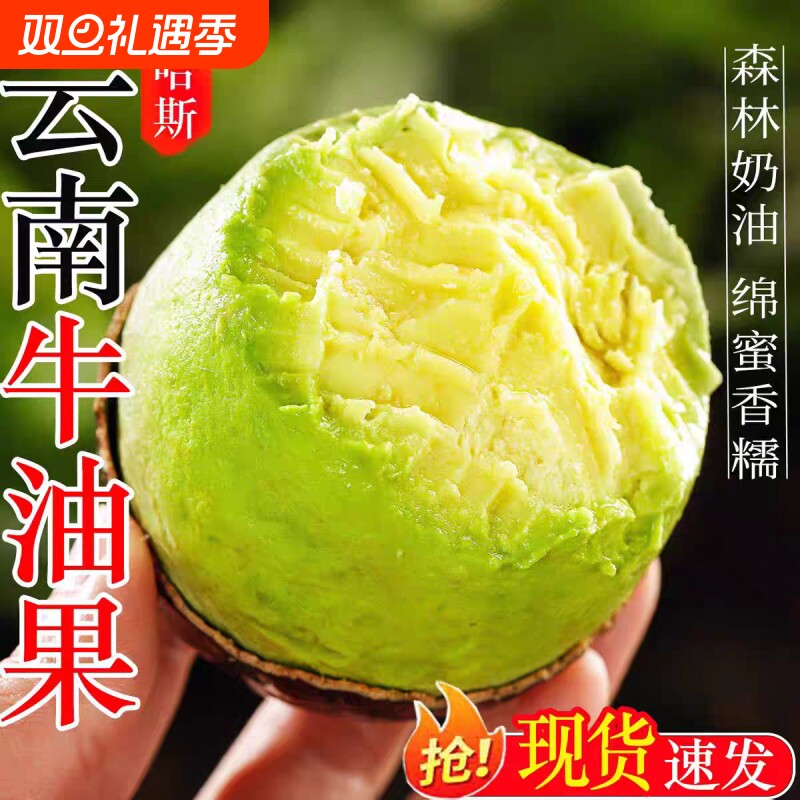 新鲜云南哈斯牛油果奶油香甜鲜鳄梨新鲜当季水果宝宝辅食低脂即食
