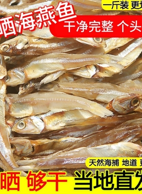 海燕鱼干新鲜金线鱼小银鱼干海公鱼无盐小鱼干鱼干货淡干水产原味