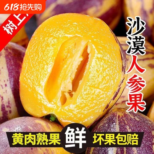 甘肃民勤新鲜人参果树上熟沙漠人生大果应季水果低糖当季石林生鲜