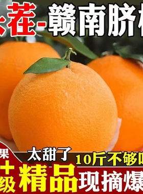 赣南脐橙新鲜现摘甜橙水果产地直发正宗绿色食品橙子应季精品