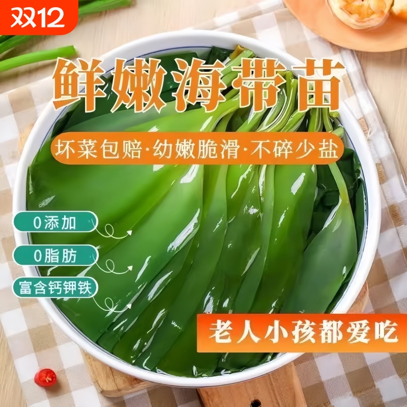 当季新苗海带苗闽悟鲜嫩脆爽