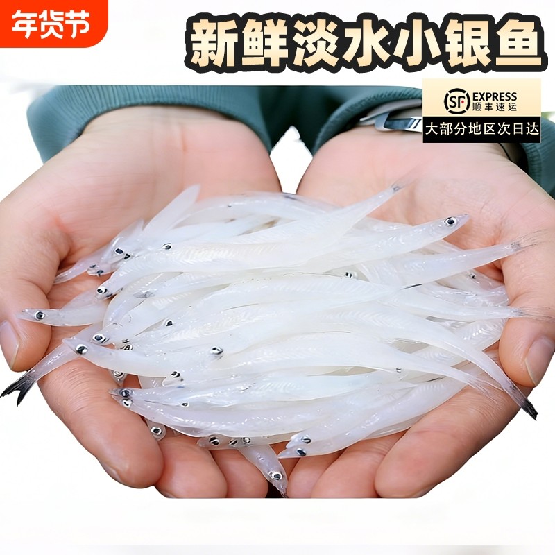 鲜活冰鲜小银鱼液氮速冻无骨无刺淡水小白鱼冷冻顺丰冷链非太湖,水产肉类/新鲜蔬果/熟食,银鱼,淘宝优惠券,粉丝福利购,淘宝优惠卷