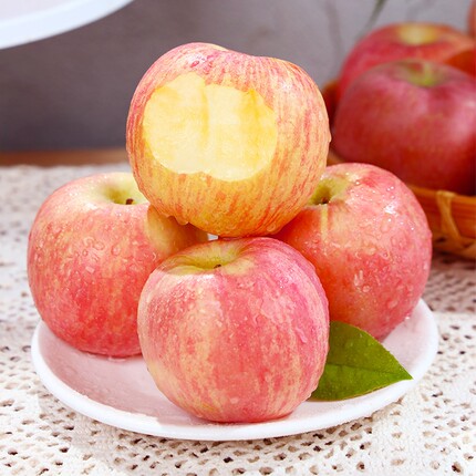 【正宗】新鲜红富士苹果新鲜水果9斤当季整箱临猗脆甜5苹果应包邮