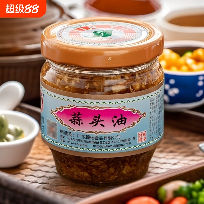 锦裕葱珠油150g潮汕特产葱油汁拌面拌饭酱料炸酱面点蘸酱饼家用